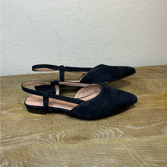 J. Jill Shoes - J. Jill Black Lola Slingback Flats Size 6.5